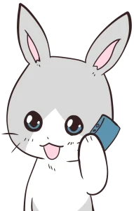 電話するブラウンくん