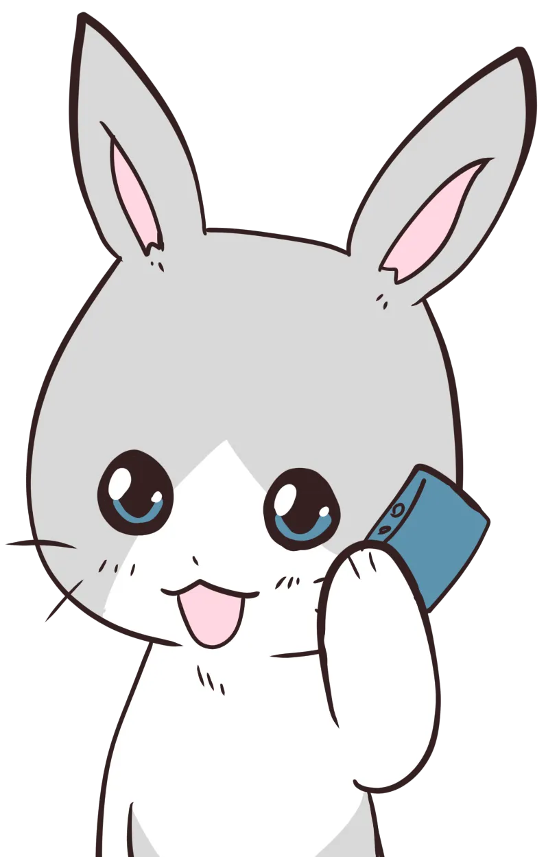 電話するブラウンくん